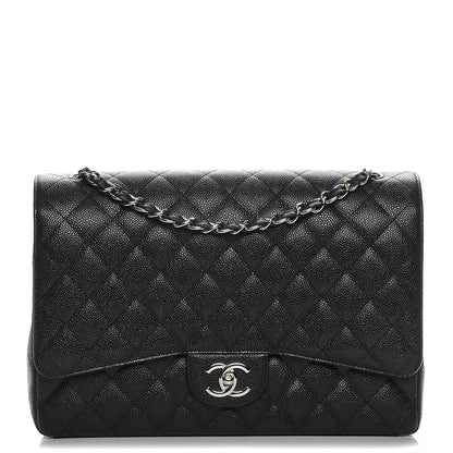 Chanel Caviar Quilted Maxi Double Flap Black 1 of 9