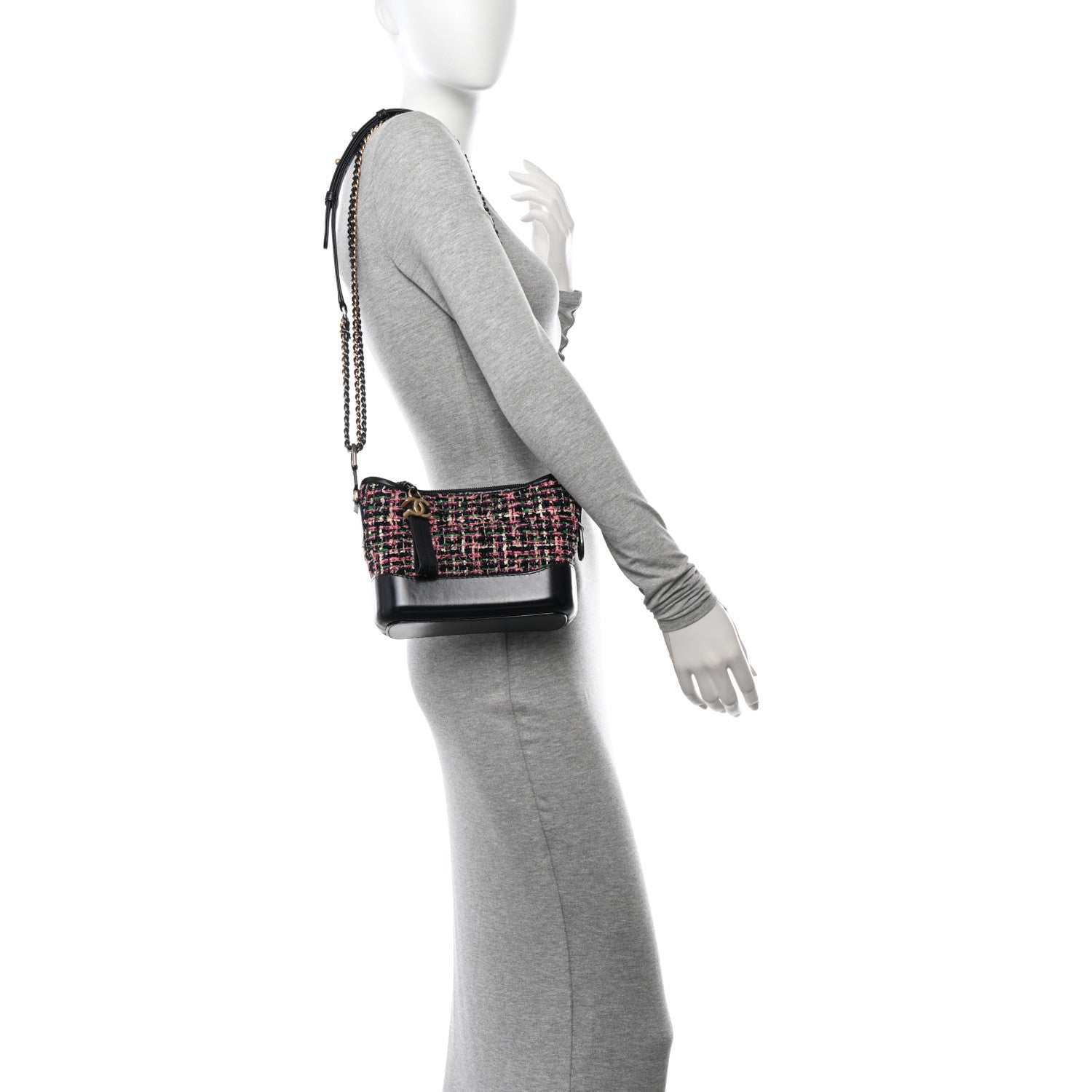 Chanel Tweed Calfskin Small Gabrielle Hobo Multi 2 of 10