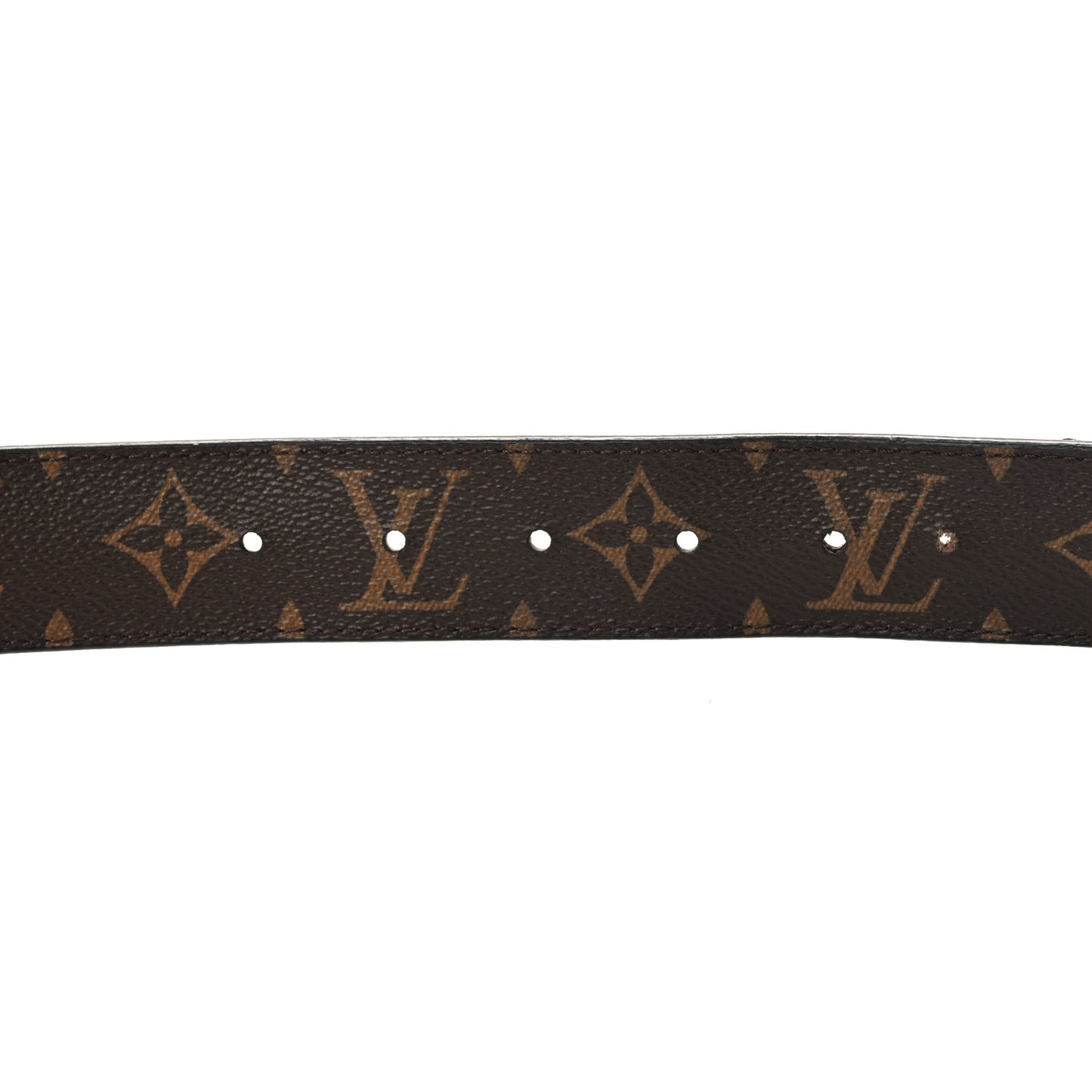 Monogram Epi 35mm LV Circle Reversible Belt 80 32 Black