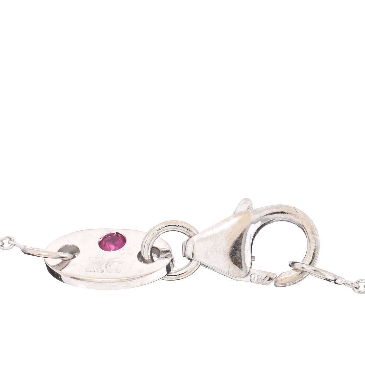 18K White Gold Diamond By the Inch Five Station Bracelet