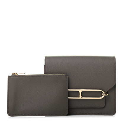 Hermes Evercolor Roulis Slim Wallet Etain 1 of 7