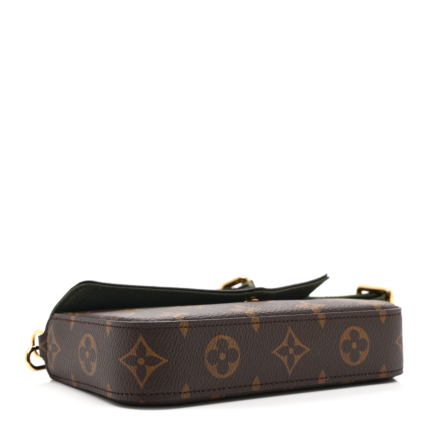 Monogram Felicie Strap & Go Kaki
