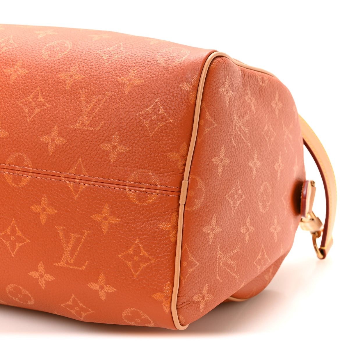 Louis Vuitton Calfskin Monogram Speedy P9 Bandouliere 30 Ocre 11 of 12