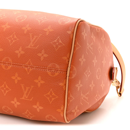 Louis Vuitton Calfskin Monogram Speedy P9 Bandouliere 30 Ocre 11 of 12