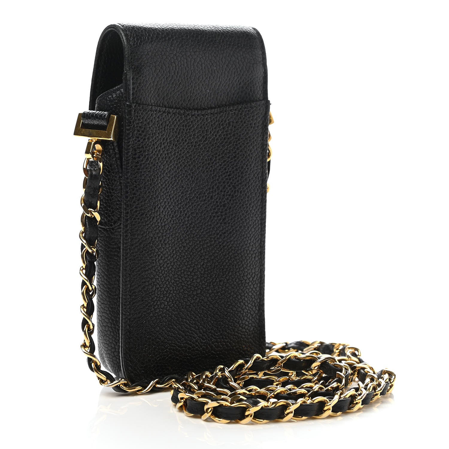 Chanel Caviar Phone Holder Crossbody Black 2 of 7