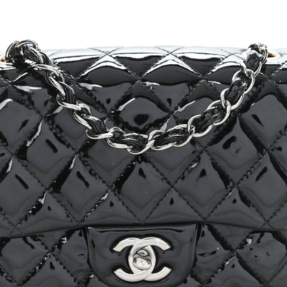 Chanel Patent Calfskin Quilted Mini Square Flap Black 8 of 11