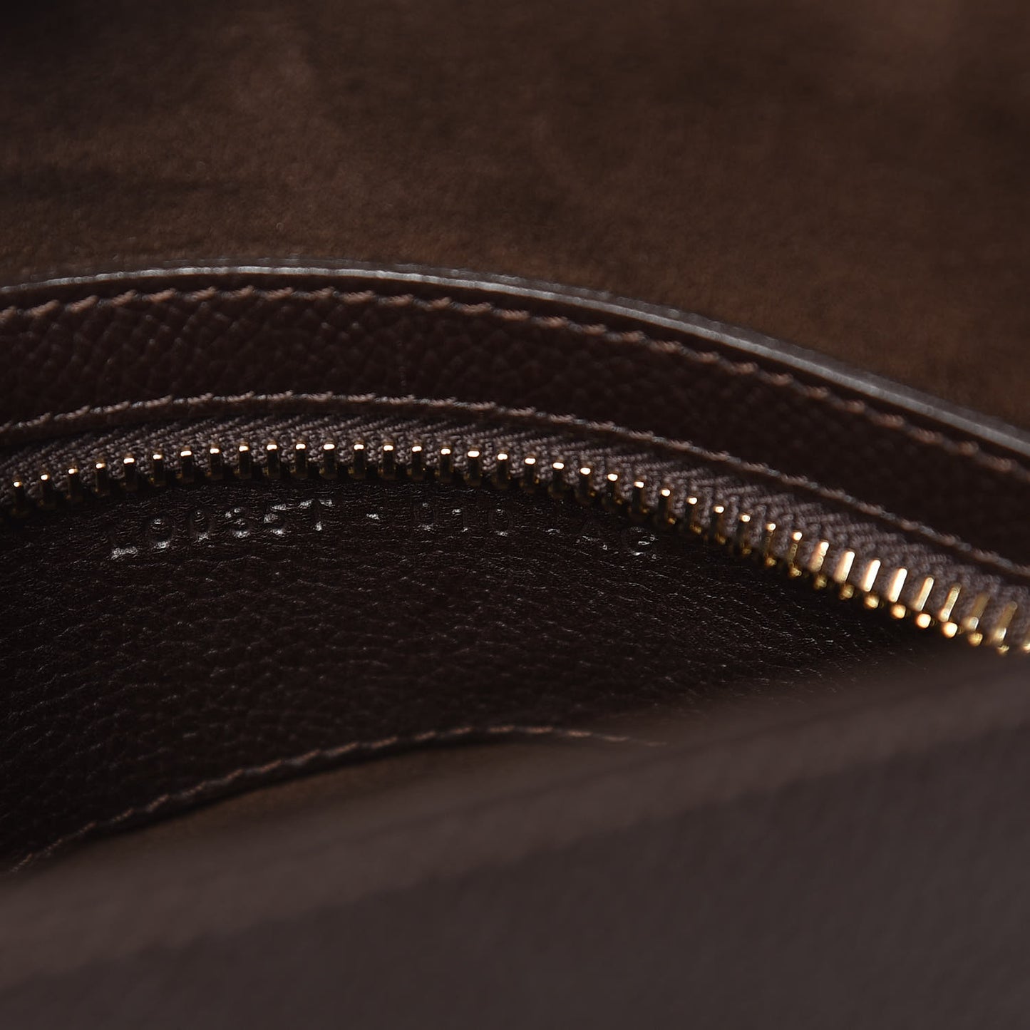 Pebbled Calfskin Medium Jennifer Dark Brown