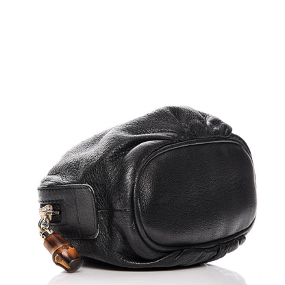 Gucci Deerskin Medium Bamboo Cosmetic Case Black 4 of 11