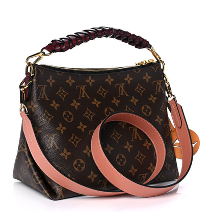 Louis Vuitton Monogram Beaubourg Hobo Mini Bordeaux Red Peach Safran Blue Jean Blue 3 of 10