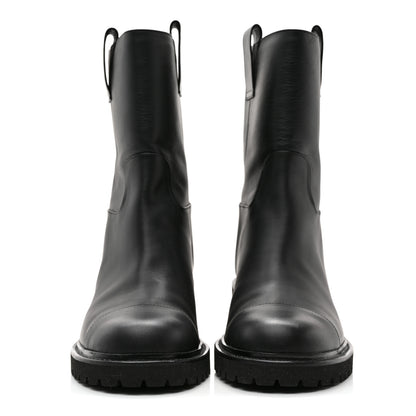 Chanel Calfskin CC Ankle Boots 40 Black 2 of 12