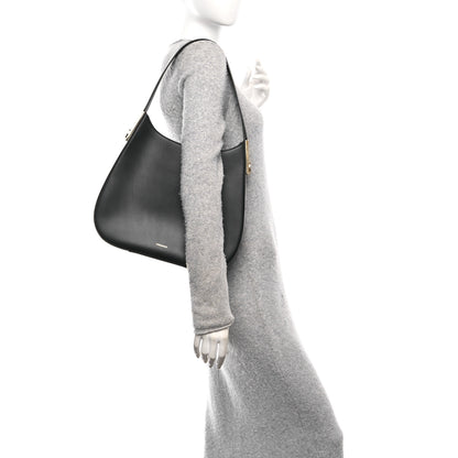 Salvatore Ferragamo Calfskin Medium Gancio Hobo Black 2 of 12
