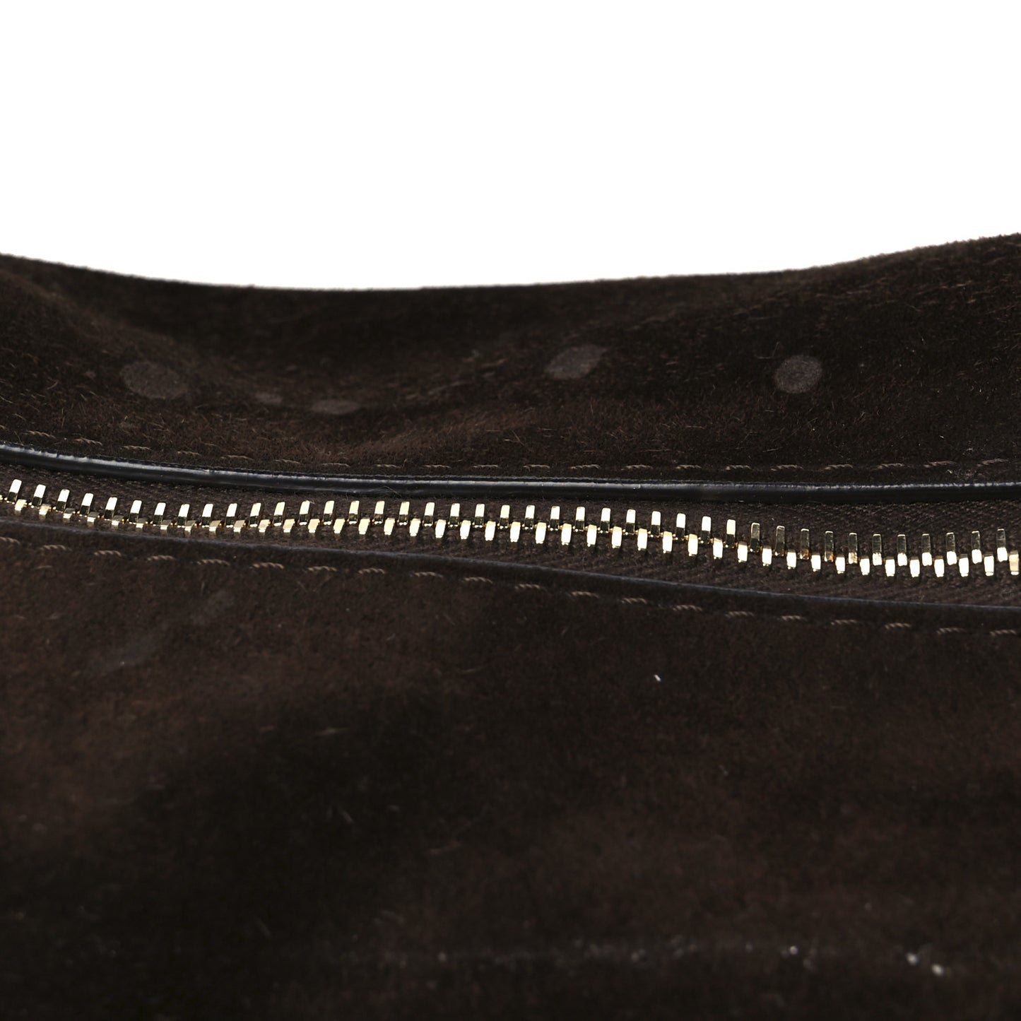 Suede Calfskin Medium Olivia Hobo Coffee