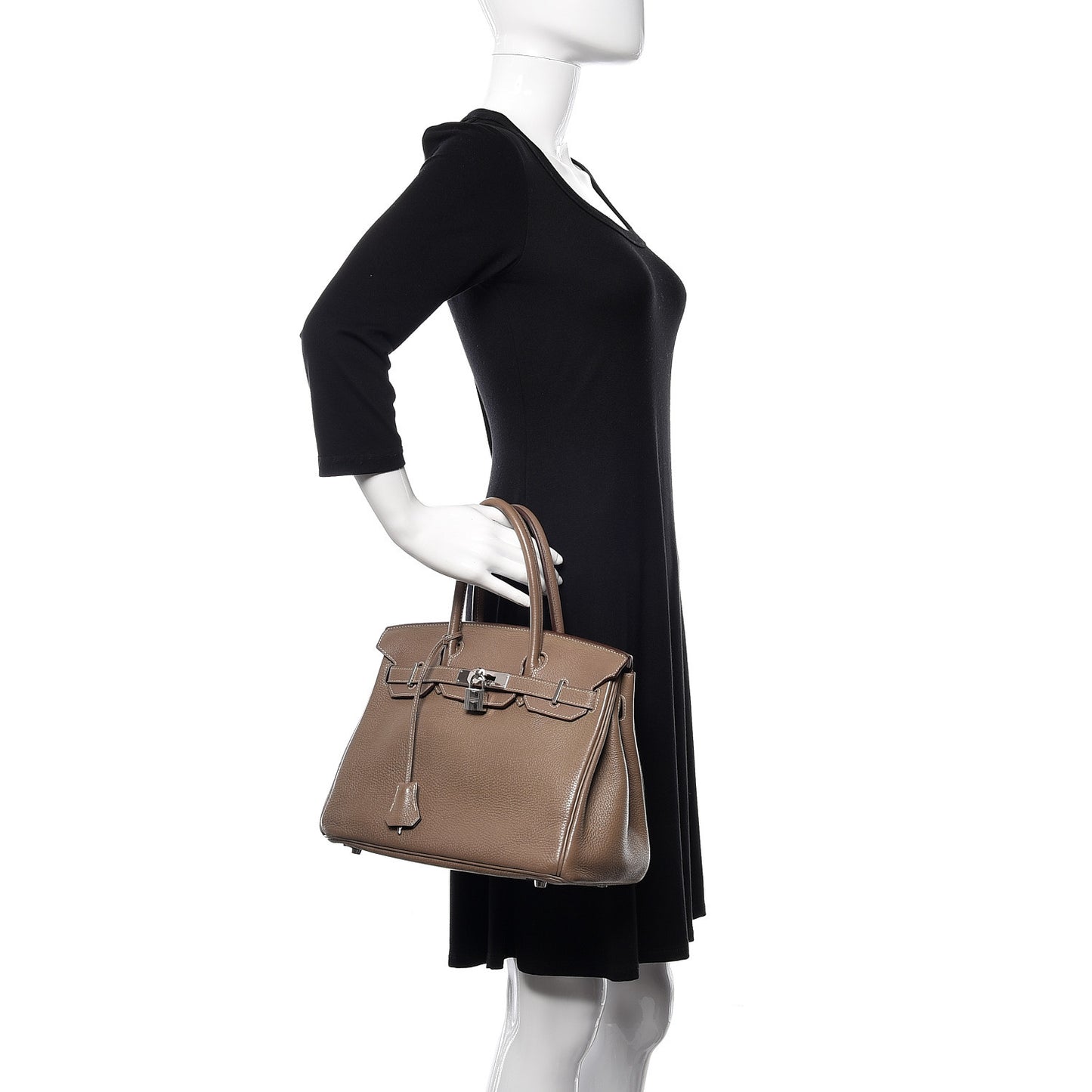 Taurillon Clemence Birkin 30 Etoupe