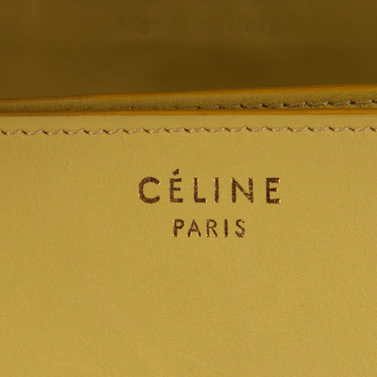 Celine Box Calfskin Large Classic Box Flap Bag Light Yellow 6 of 11