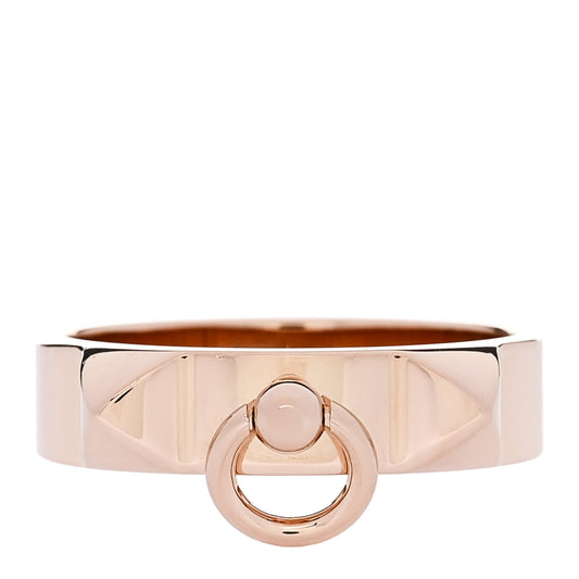 18K Rose Gold PM Collier De Chien Ring 57 8