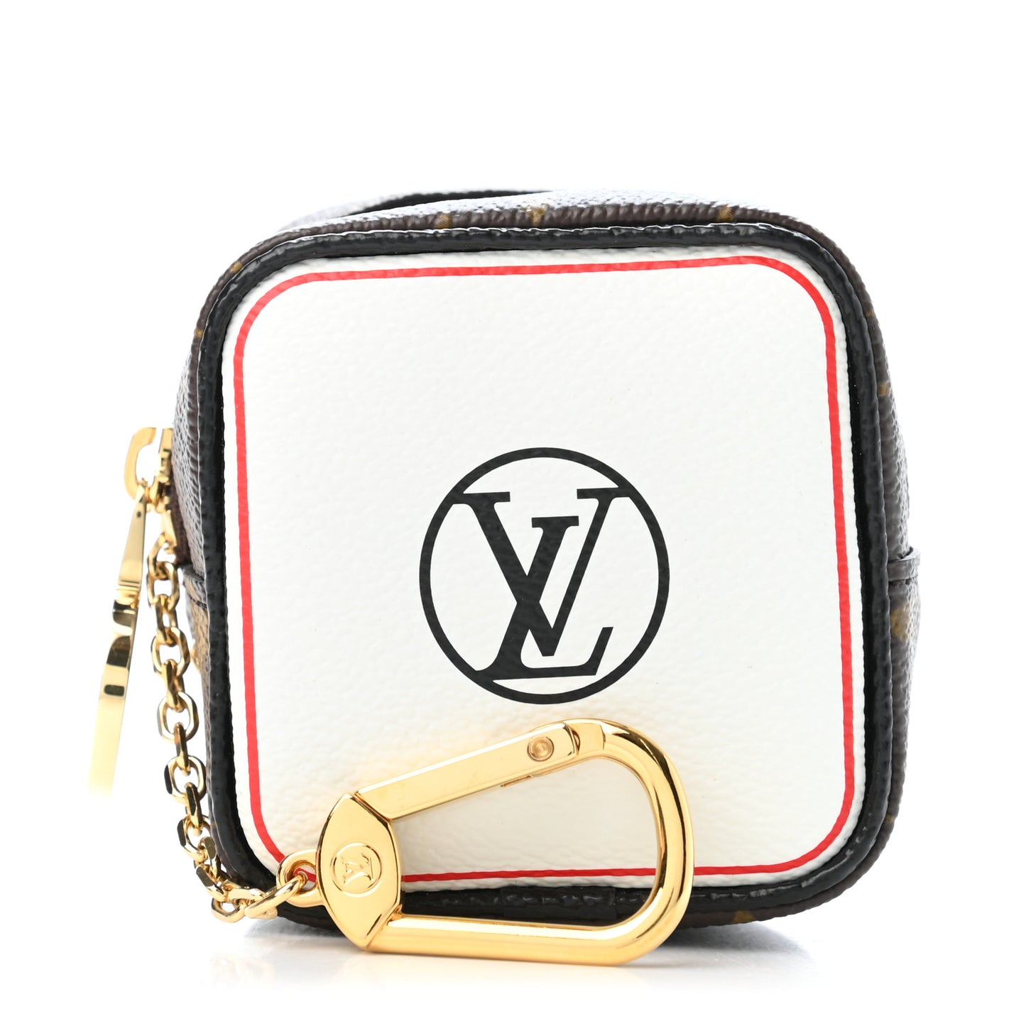 Monogram Game On Cube Coin Purse
