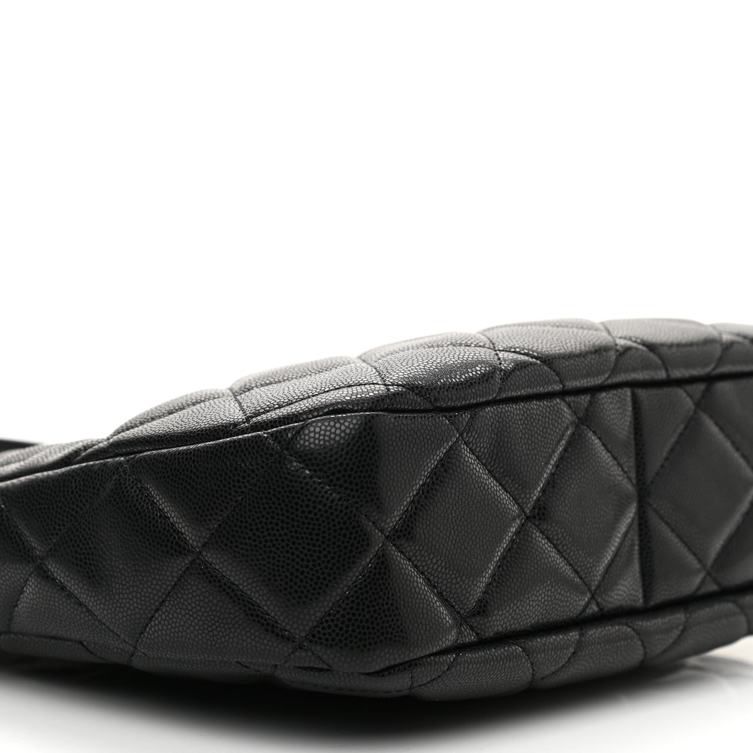 Chanel Caviar Quilted Twist Your Buttons Hobo Black 7 of 8