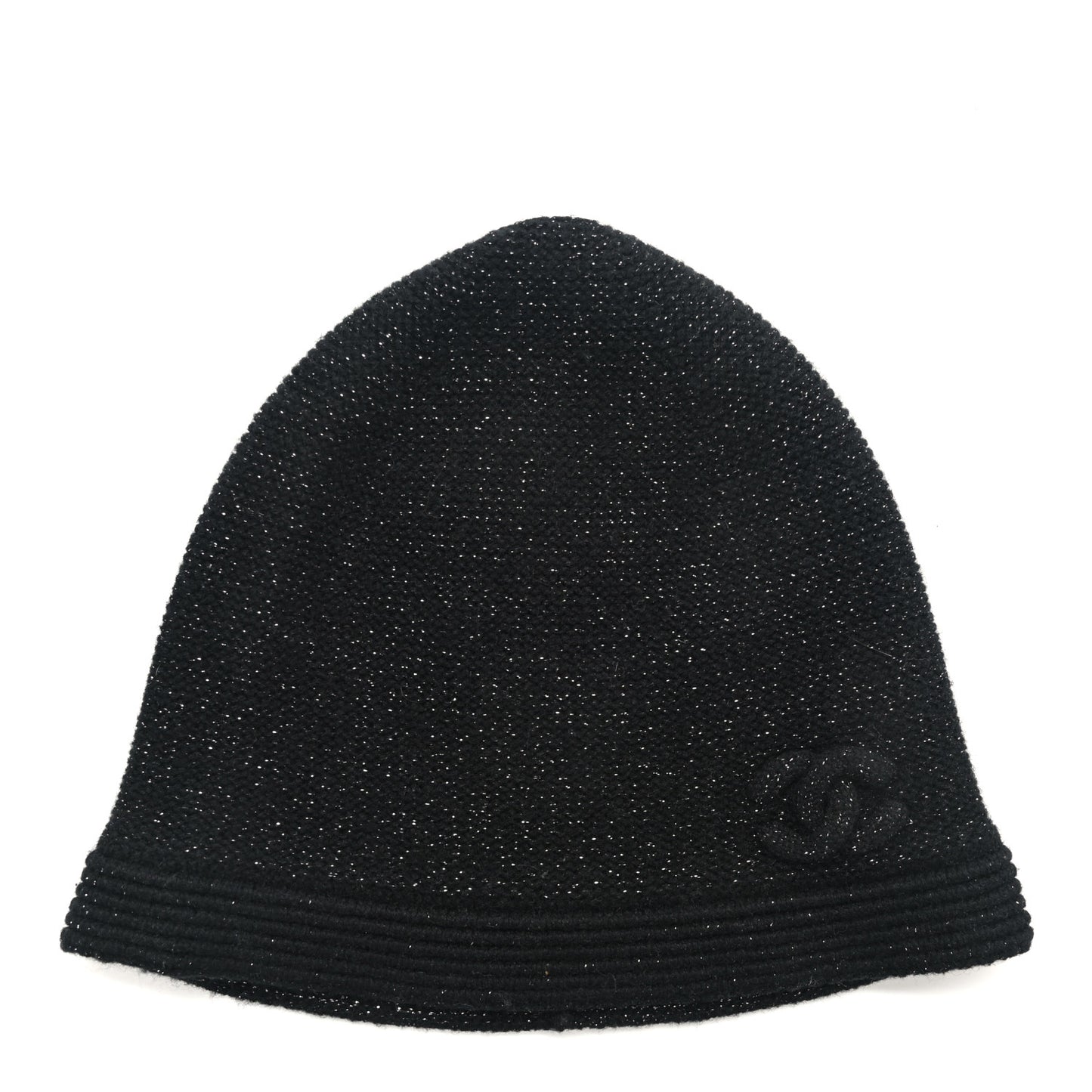 Cashmere Blend CC Beanie Hat Black