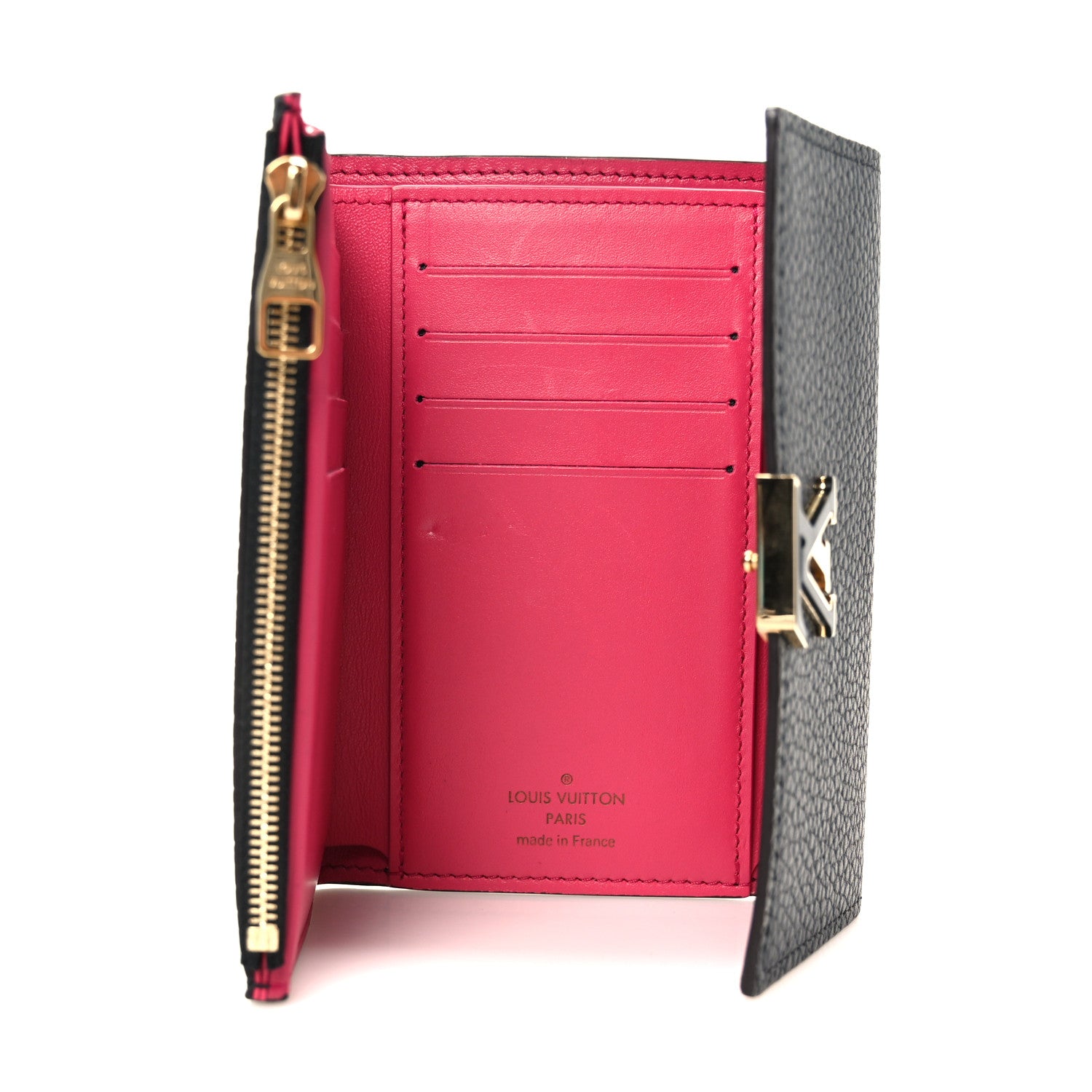 Louis Vuitton Taurillon Capucines Compact Wallet Black 5 of 8