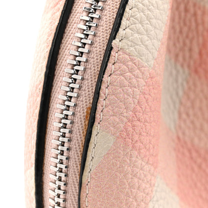 Loewe Calfskin Shearling Gingham Mini Bunny Crossbody Bag Pink 12 of 14