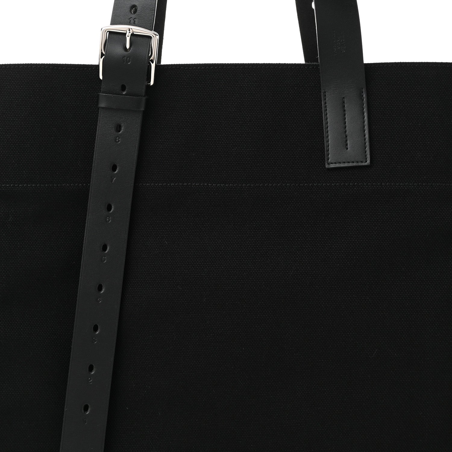 Hermes Toile Goeland Vache Hunter Etriviere Shopping Bag Black 8 of 10
