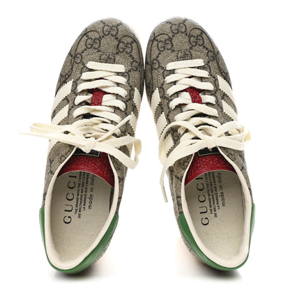 Gucci X ADIDAS GG Supreme Monogram Gazelle Wedge Sneakers 36.5 Beige Ebony Off White New Shamarock 2 of 9