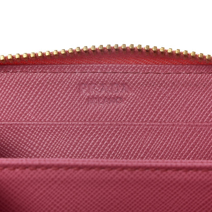 Prada Saffiano Metal Coin Purse Geranio 5 of 7