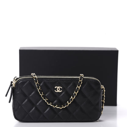 Chanel Caviar Quilted Small Clutch With Chain Black 12 of 12