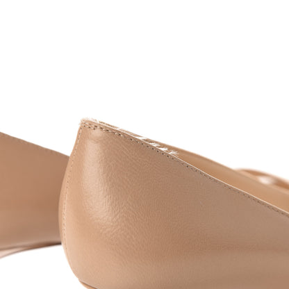 Christian Louboutin Patent PVC 17th Floor 55 Pumps 36 Nude 8 of 10