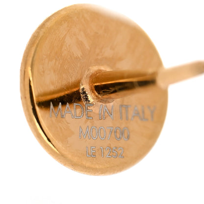 Louis Vuitton Monogram Bold Earrings Gold 4 of 4