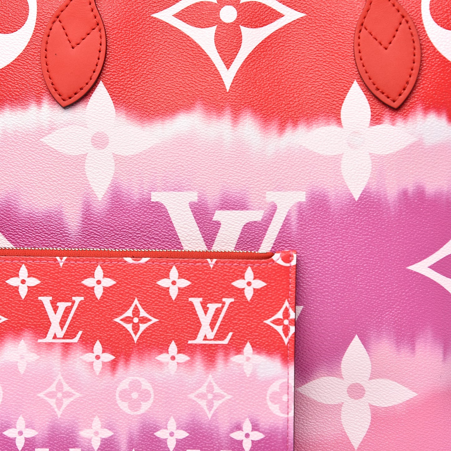 Monogram Escale Neverfull MM Rouge