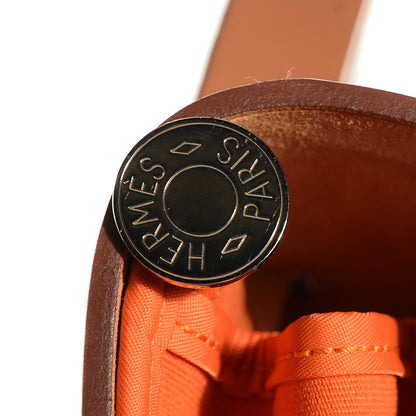 Hermes Toile Herbag Zip 31 PM Orange 10 of 15