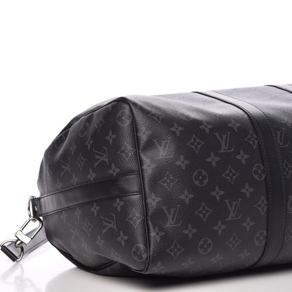 Louis Vuitton Monogram Eclipse Keepall Bandouliere 45 9 of 13