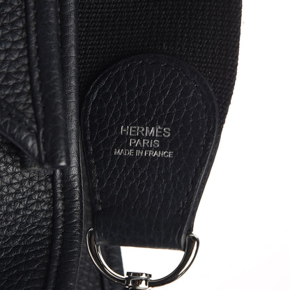 Hermes Taurillon Clemence Evelyne III GM Black 8 of 10