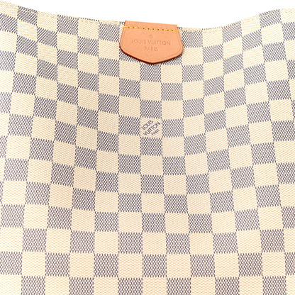 Louis Vuitton Damier Azur Graceful MM Rose Ballerine 7 of 10