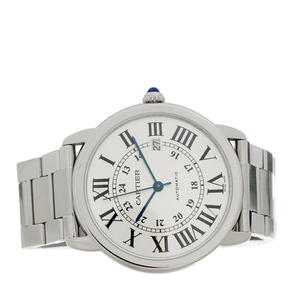 Cartier Stainless Steel 42mm Ronde Solo Automatic Watch 3 of 8