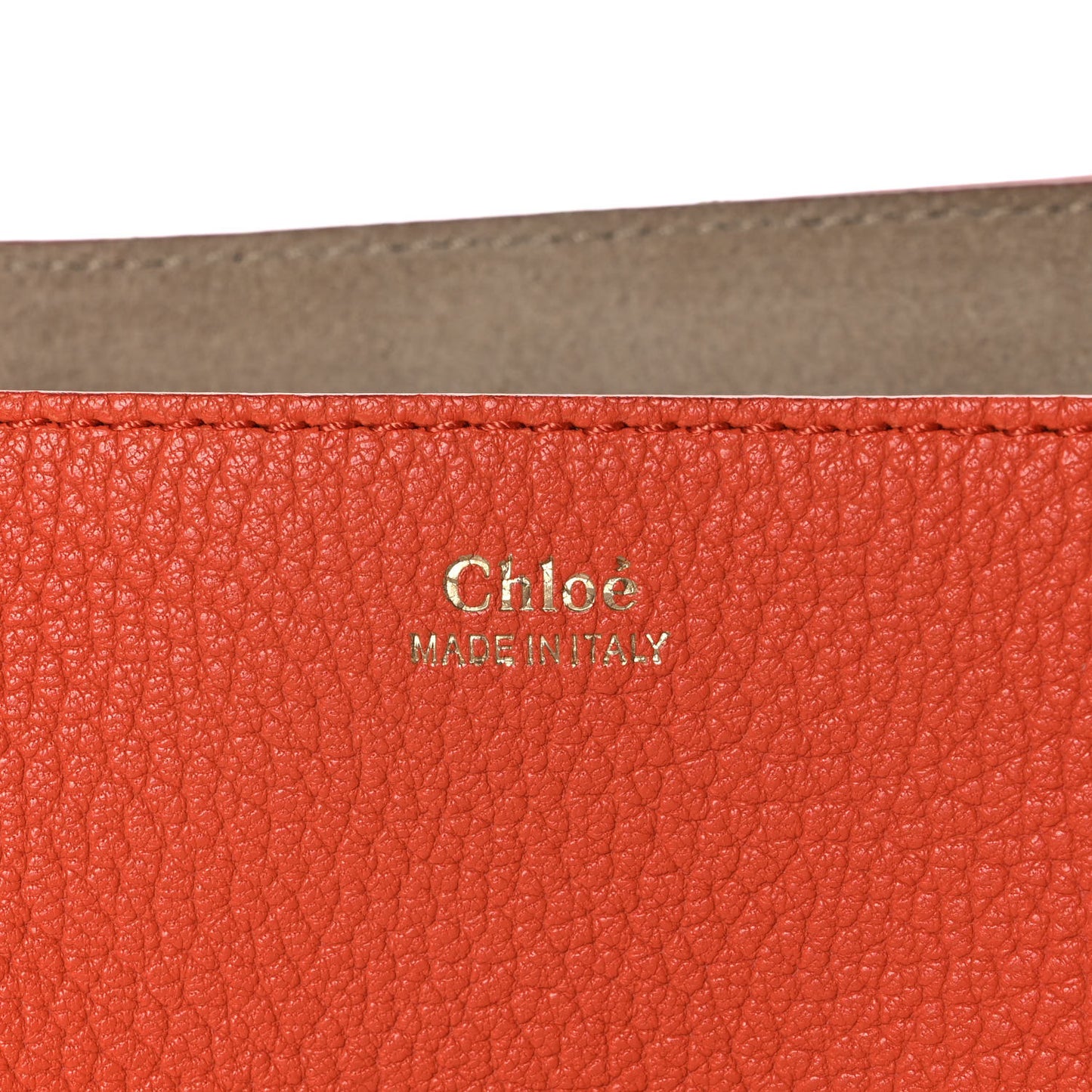 Grained Lambskin Mini Drew Shoulder Bag Foxy Orange