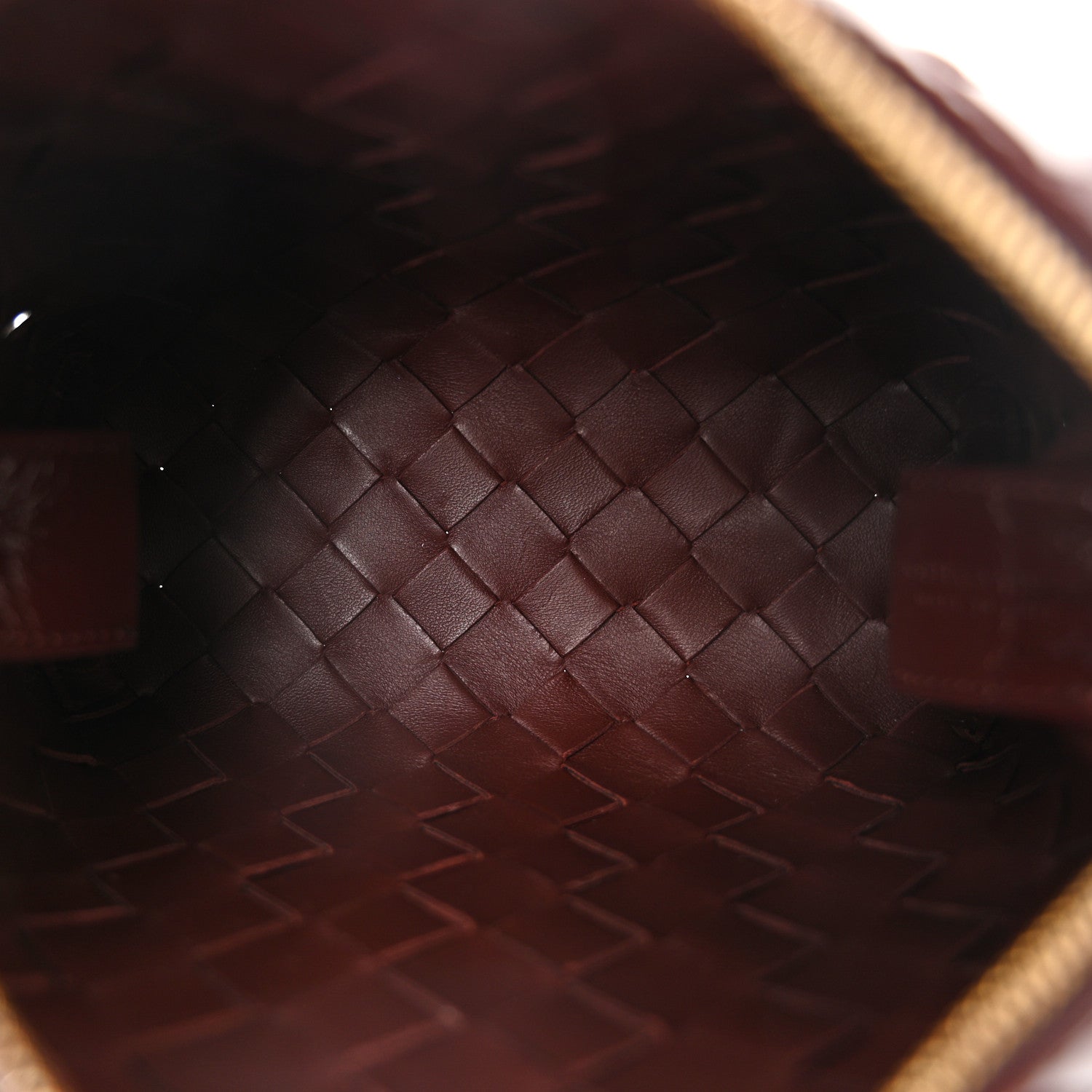 Bottega Veneta Polished Nappa Intrecciato Knot Mini Loop Camera Bag Madder Brown 5 of 9