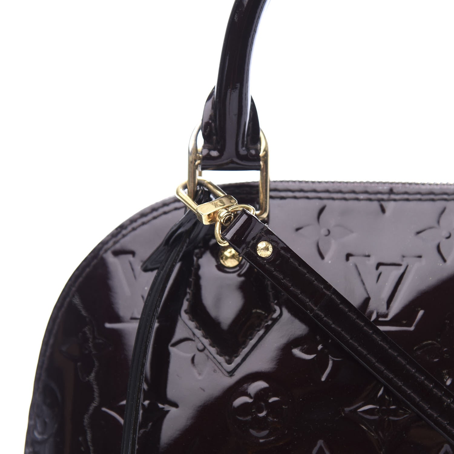 Louis Vuitton Vernis Alma BB Amarante 11 of 11