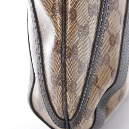 Gucci Crystal Monogram Medium Abbey Convertible Tote Dark Brown 12 of 12