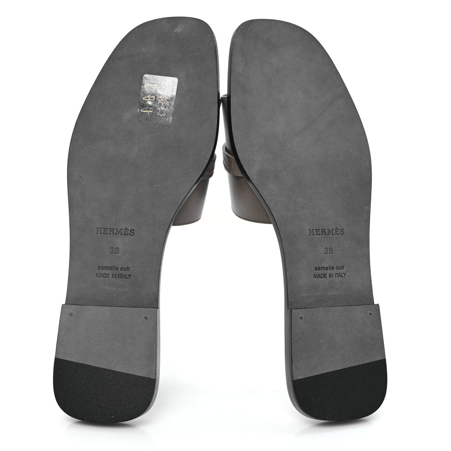 Calfskin Matte Alligator Giulia Sandals 38 Etoupe