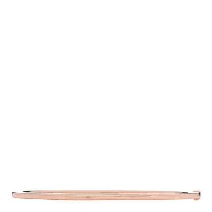 Tiffany 18K Rose Gold Diamond Metro Hinged Bangle Bracelet 2 of 3