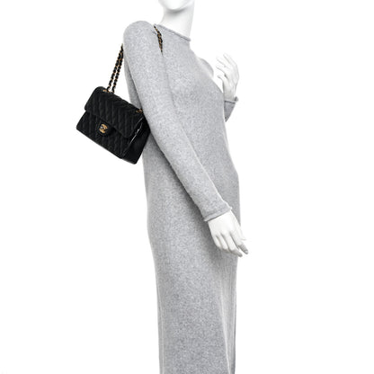 Chanel Lambskin Quilted Small Double Flap Black 2 of 15