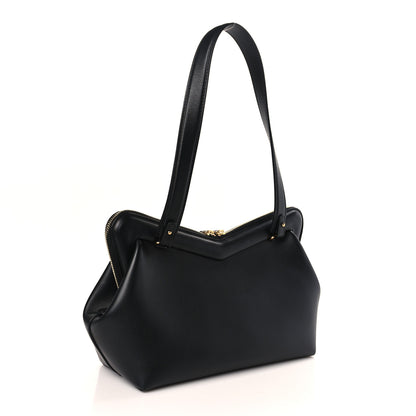 Mansur Gavriel Smooth Calfskin M Frame Bag Black Flamma 3 of 9
