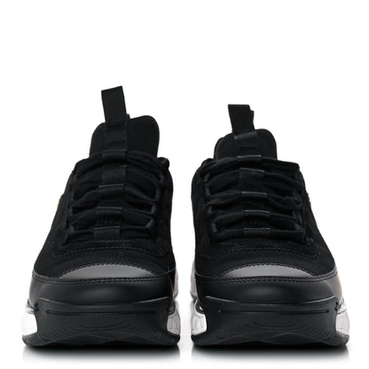 Chanel Velvet Calfskin Mixed Fibers CC Sneakers 38 Black 2 of 9