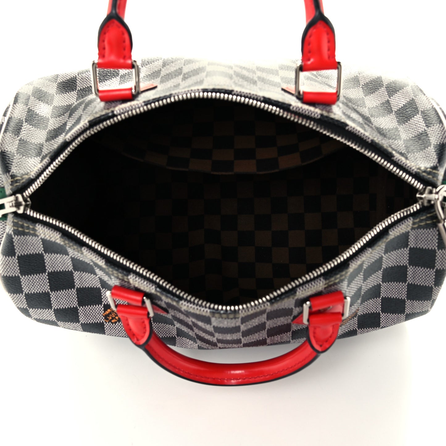Damier Speedy Bandouliere 30 Black White