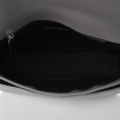 Saint Laurent Calfskin Y Quilted Monogram Loulou Shoulder Bag Pearl Grey 5 of 7