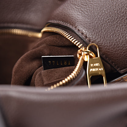 Louis Vuitton Veau Cachemire Tote W PM Chocolate 7 of 13