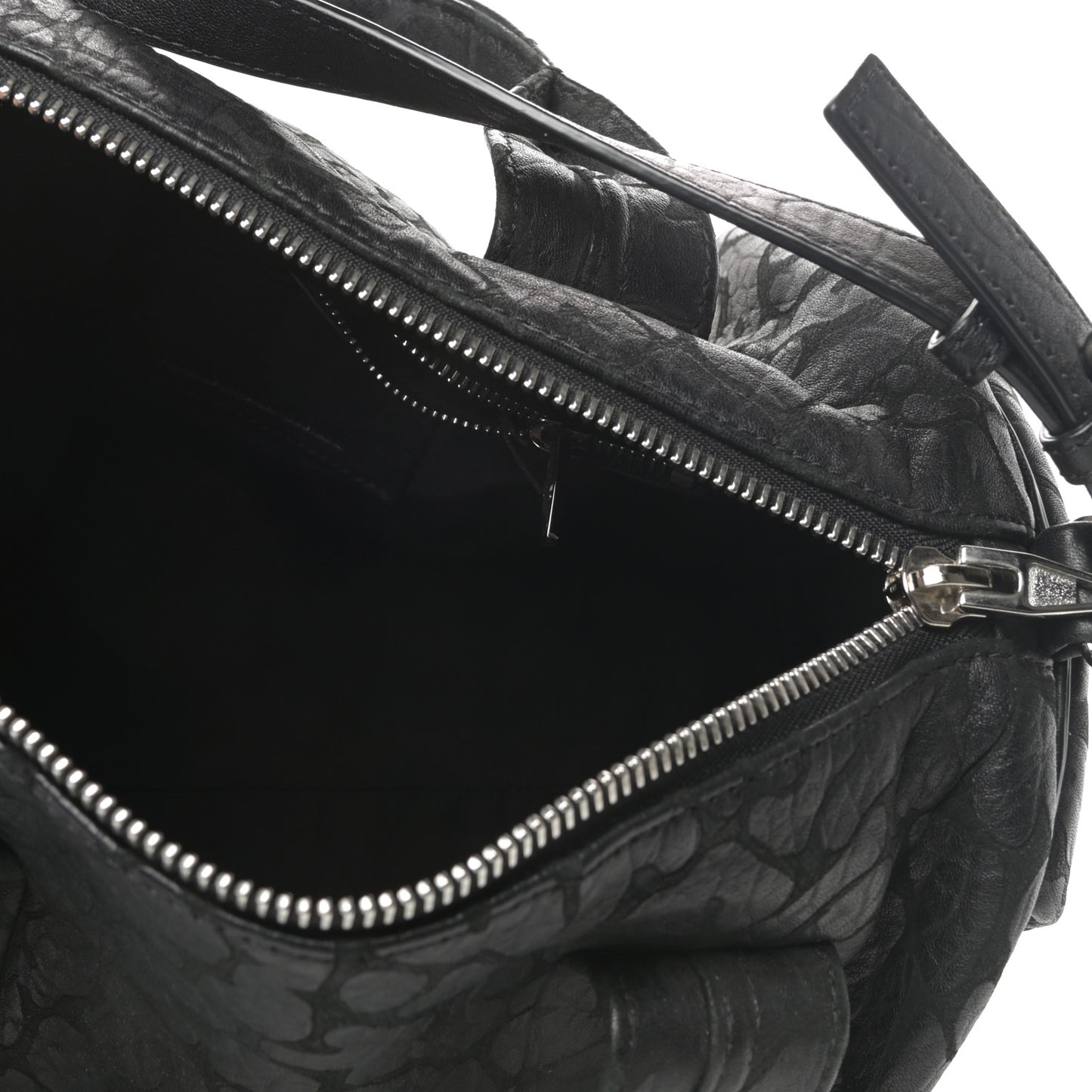 Pebbled Lambskin Black Nickel Hardware