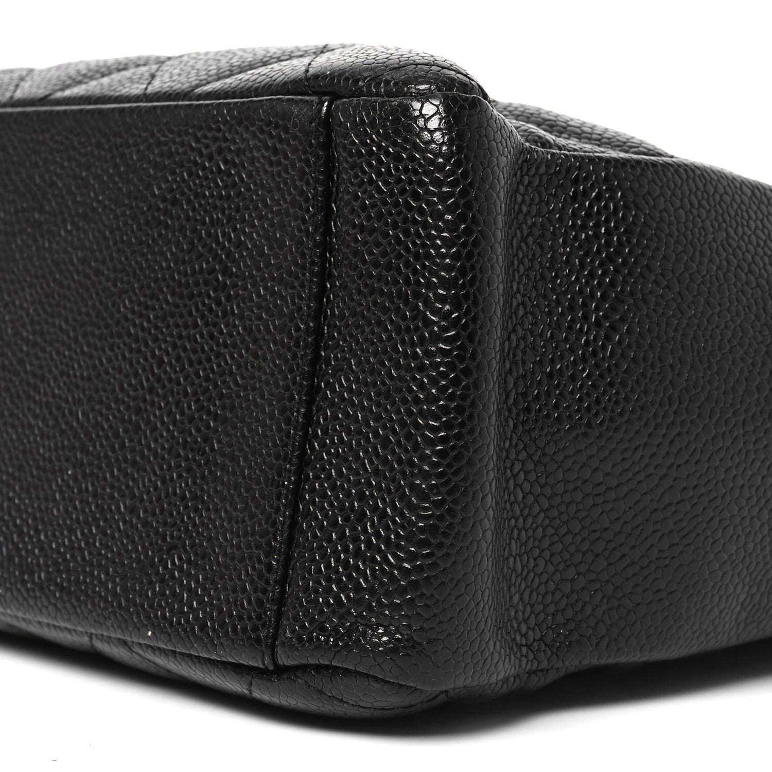 Chanel Caviar Quilted Petit Shopping Tote PST Black 10 of 11